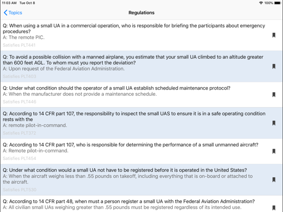 107 Pilot School iPad screenshot 8 - Education app