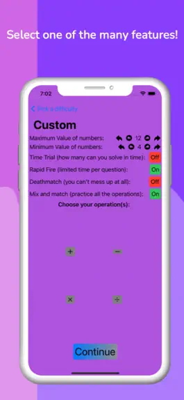 Game screenshot Math Kids - Operations apk