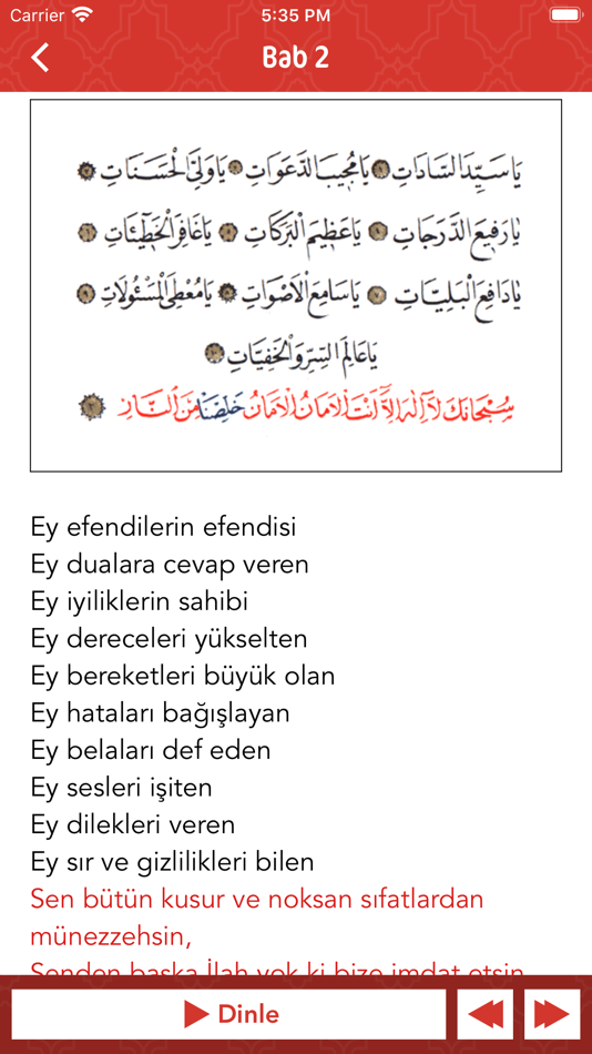 #3. Cevşen-i Kebir Duası (iOS) Podle: CODEIDA BILGISAYAR YAZILIMLARI LIMITED SIRKETI