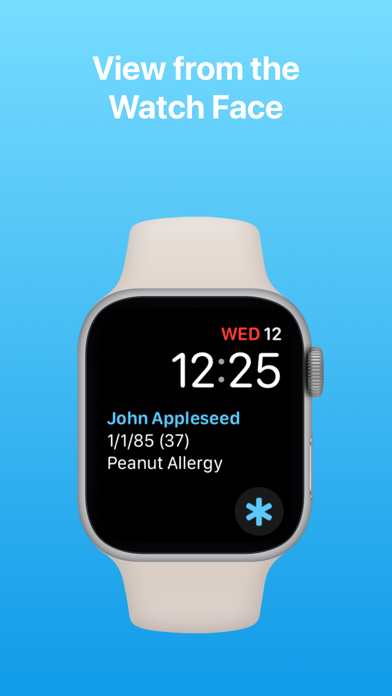 Screenshot #2 pour MediWear: Medical ID for Watch