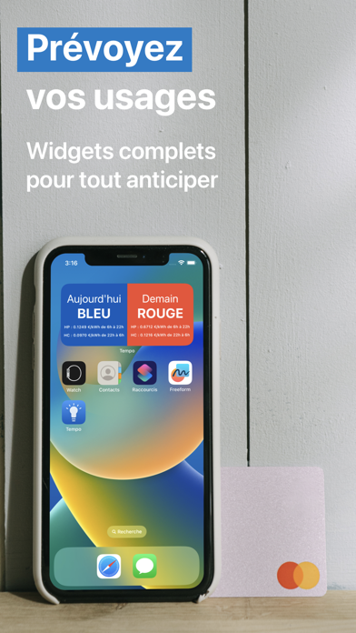 Couleur Tempo edf widget infoのおすすめ画像5