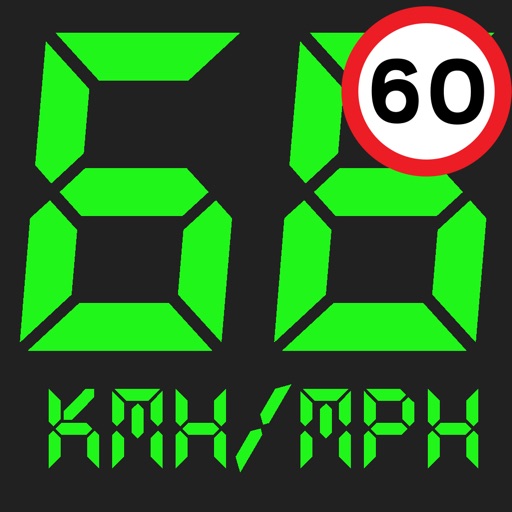 Speedmeter mph digital display Icon