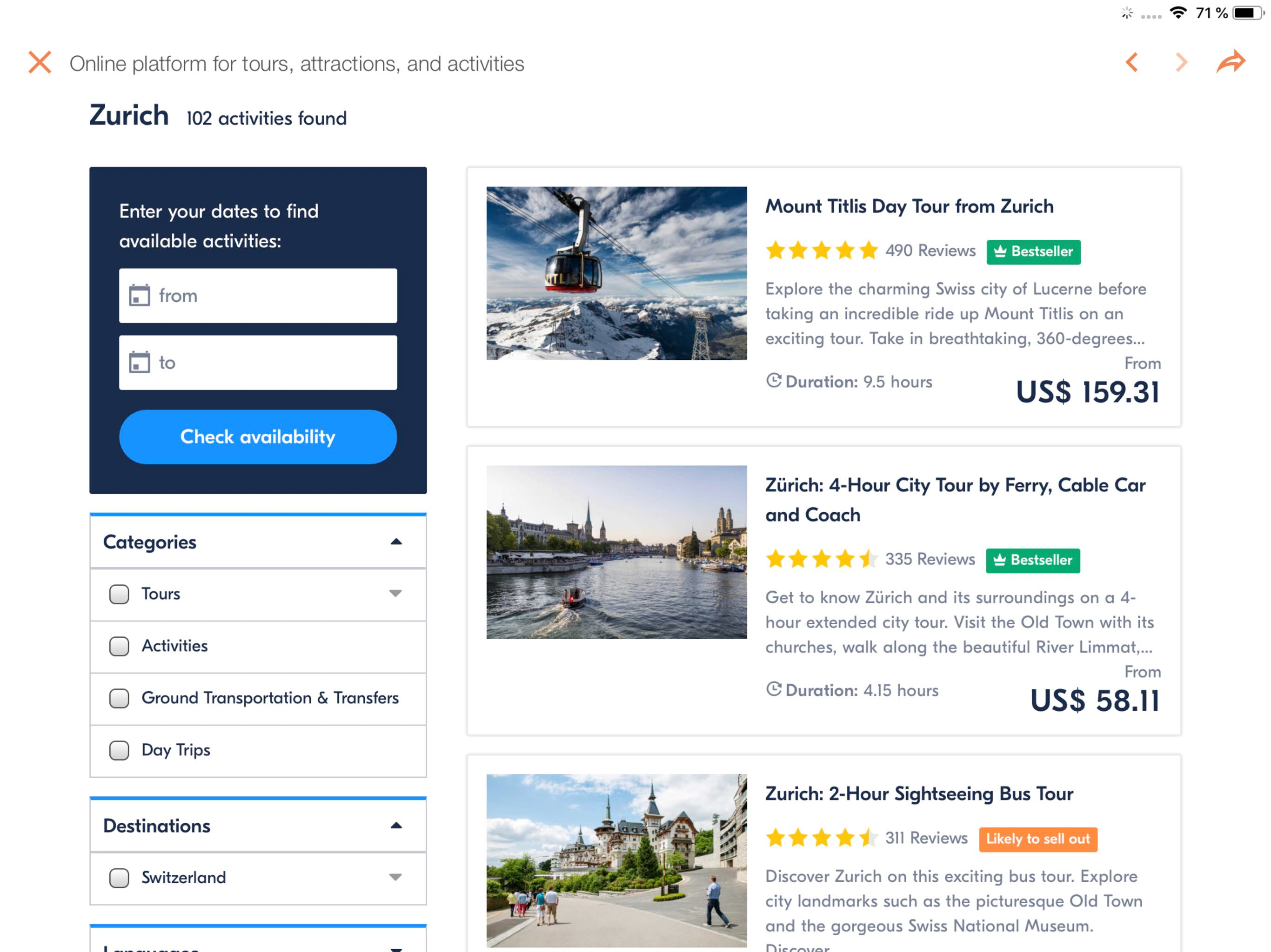 Zurich Travel Guide .
