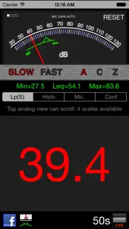 logspl iphone screenshot 2