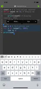 Python Programming Interpreter screenshot #4 for iPhone