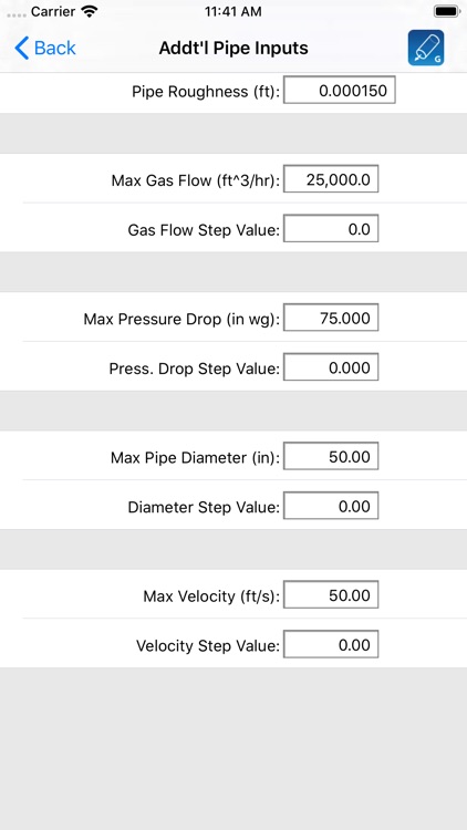 HVAC Pipe Sizer - Gas Plus screenshot-9