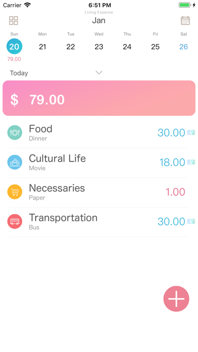 Screenshot #1 pour WeSave - Budget, Money Tracker