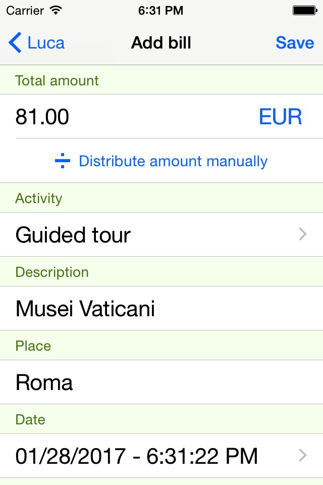 Billist screenshot 4