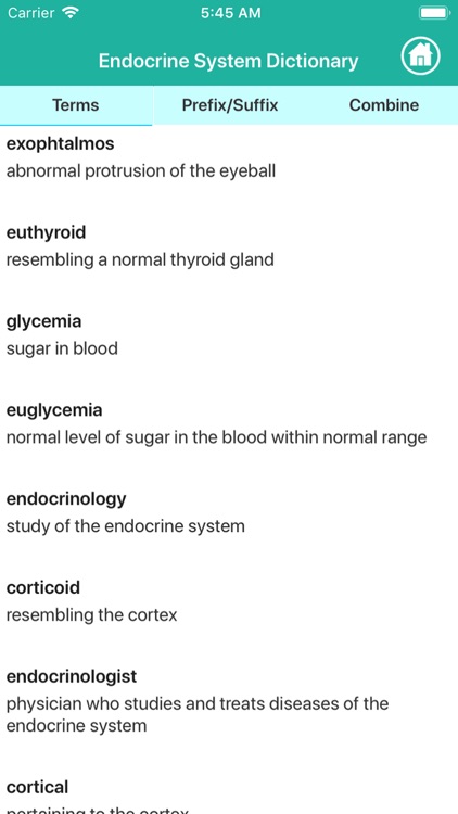 Endocrine System Medical Terms screenshot-5