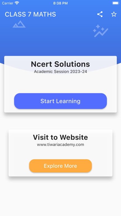 Class 7 Maths Solutions Screenshot