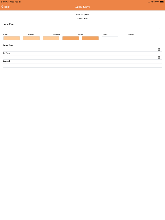 Datamine ETMS iPad screenshot