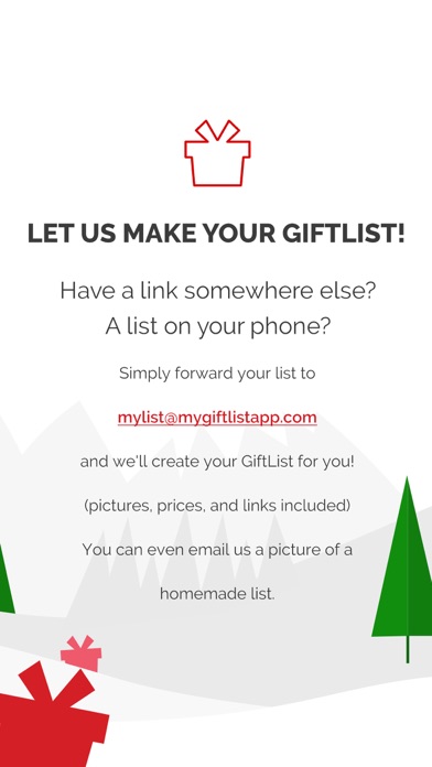 GiftList – A Gift Tracking App Screenshot