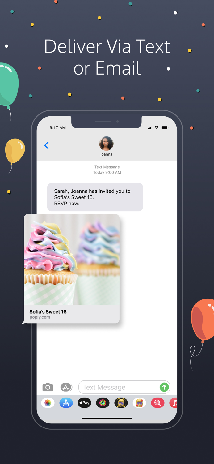 Poply Party Invitation Maker