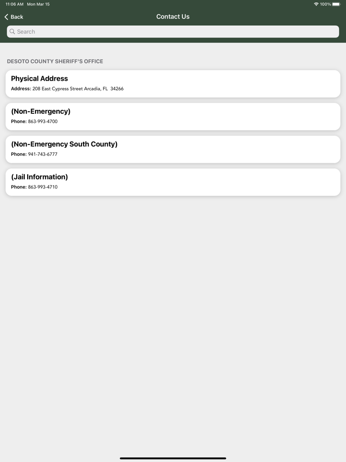 DeSoto County Sheriff