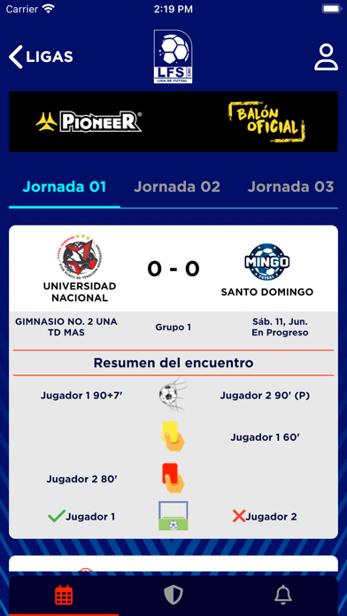 Liga Futsal Costa Rica Screenshot
