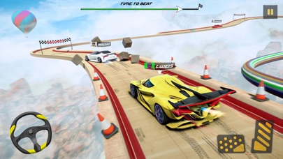 Mega Stunt Car Racing 3D Game Screenshot