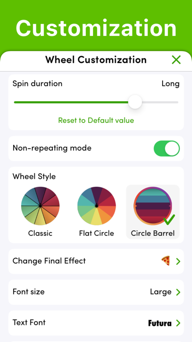 Daily Decision Wheel Screenshot