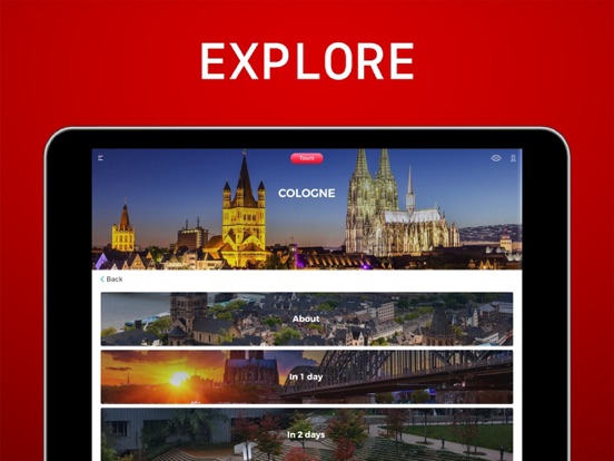 Cologne Travel Guide iPad screenshot 3 - Travel app