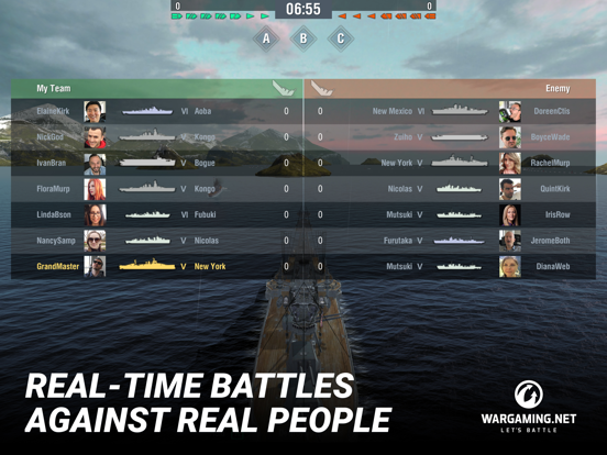 World of Warships Blitz 3D War iPad app afbeelding 4