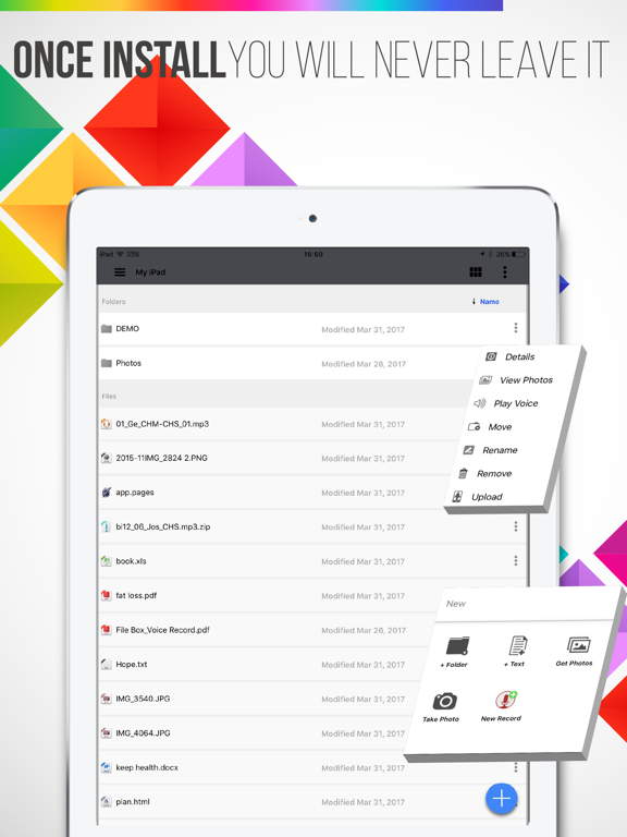 Screenshot #4 pour File-Box Pro