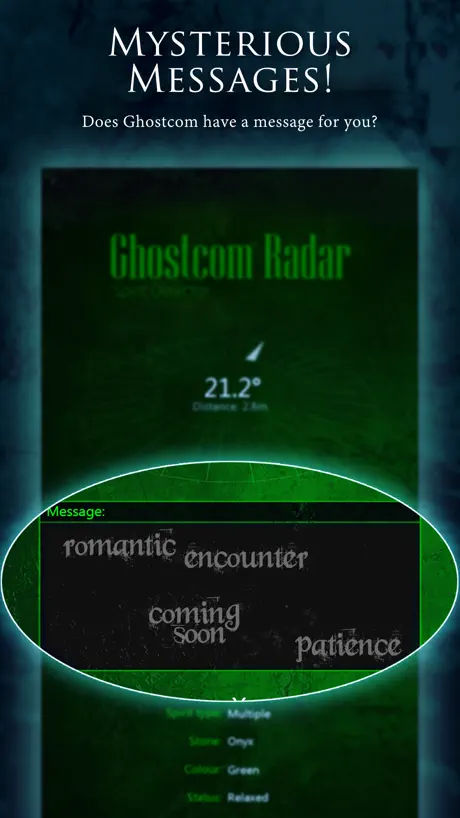 Ghostcom Radar Spooky Messages