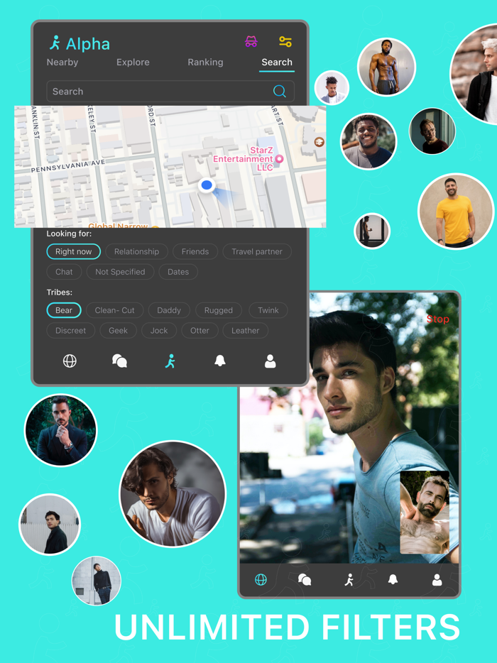 Alpha - Gay Dating  Chat