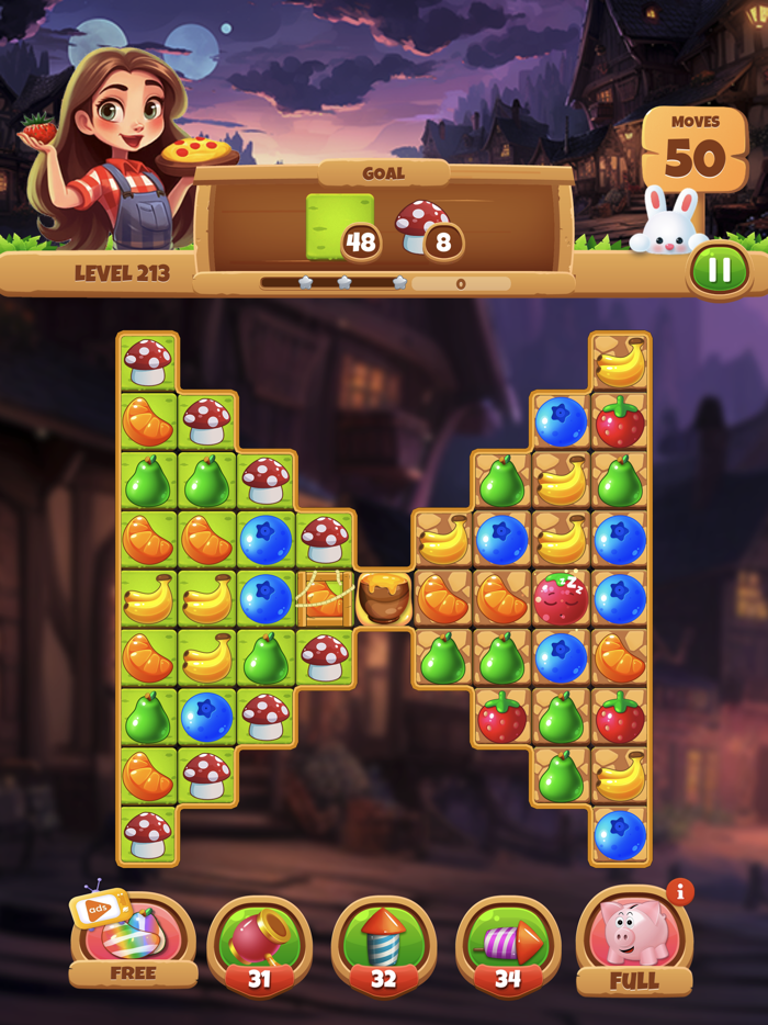 Fruit Quest Match 3 Game