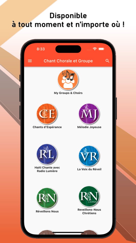 #1. Chant Chorale et Groupe (iOS) 由: Jean Fritz DUVERSEAU
