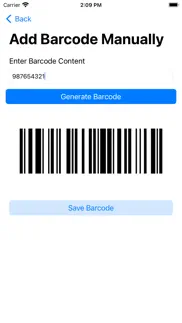 barcodes saver iphone screenshot 4