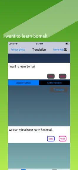 Game screenshot English to Somali Translator apk