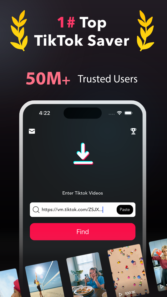 #1. SaveTik : Tik Video Saver (iOS) By: Nedelcho Petrov