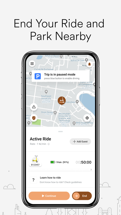 Rapido Rental Screenshot