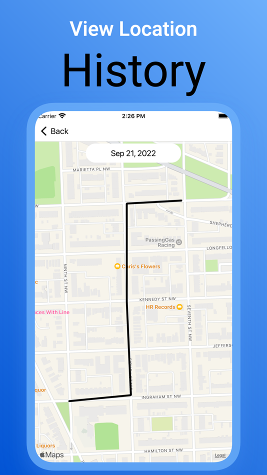 #2. Phone Location Tracker (iOS) Podle: Muljibhai Vaishnav