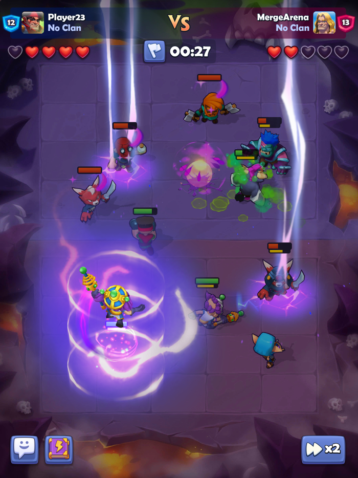 Merge Arena - cards heroes PvP