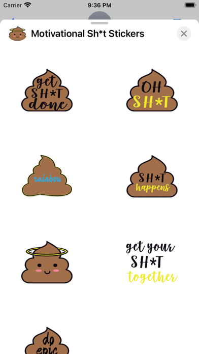 Motivational Sh*t Stickers Screenshot