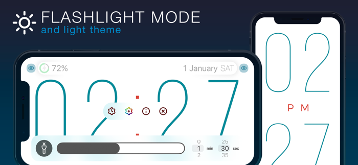 ClockPhone - big digital clock