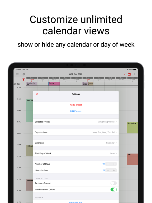 Screenshot #6 pour Week Calendar Pro