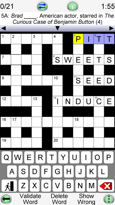 Crossword Unlimited + Screenshot