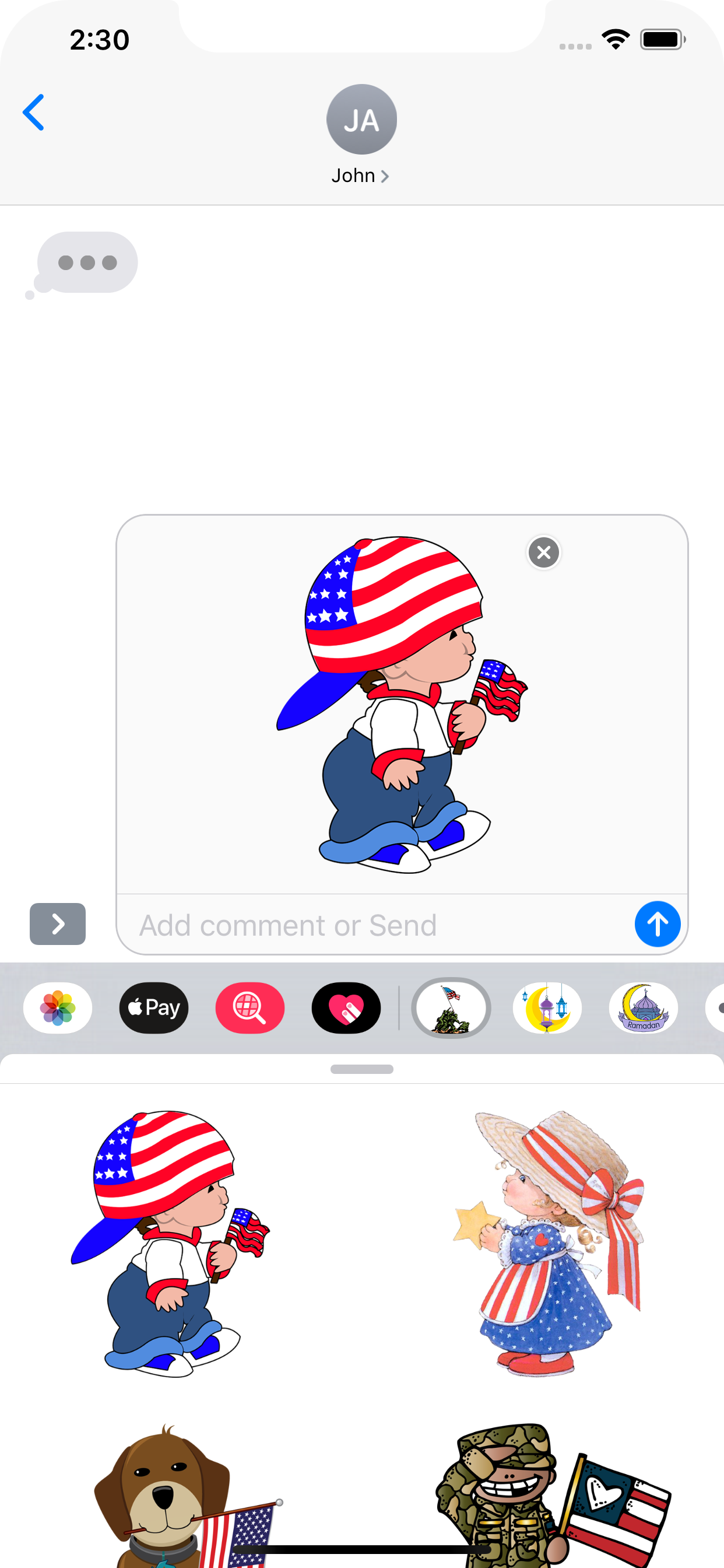 Memorial Day HD Stickers