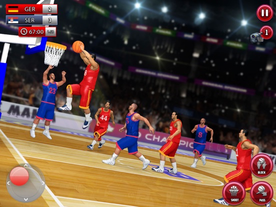 Screenshot #4 pour Real Dunk Basketball Games