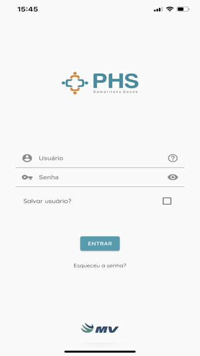 PHS - Samaritano Saúde Screenshot