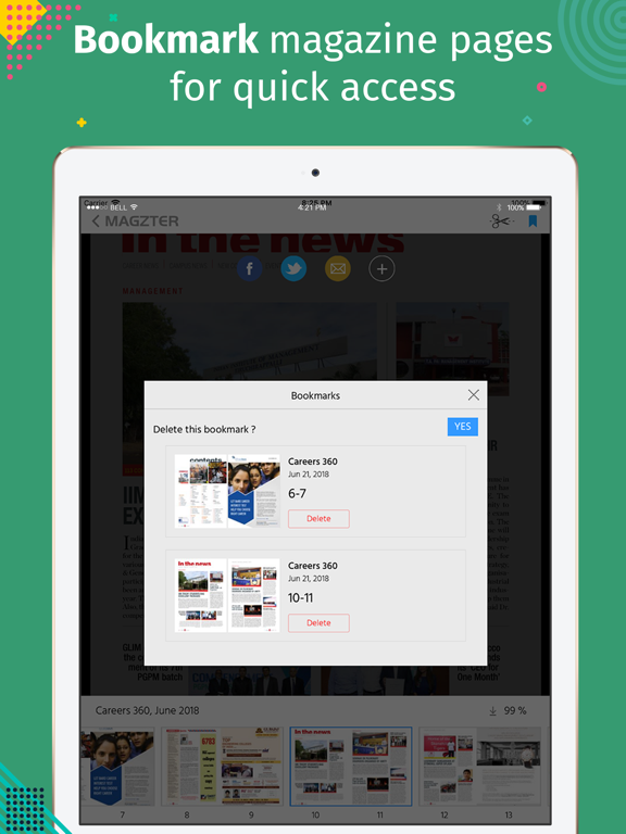 Careers 360 Magazine iPad screenshot