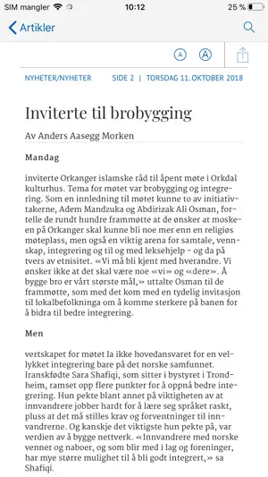 Avisa Sør-Trøndelag eAvis screenshot 3