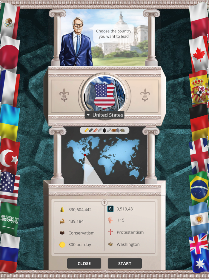 MA 1 – President Simulator