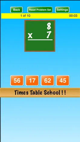 Game screenshot Times Table School ! ! mod apk