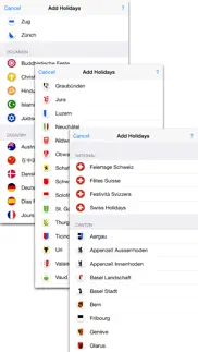 feiertage schweiz iphone screenshot 1