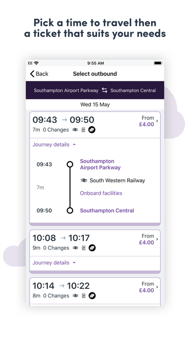 Chiltern Railways - Tickets Screenshot