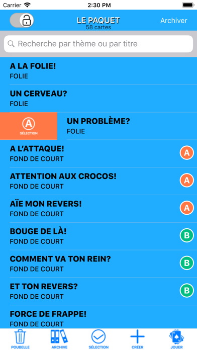 CartEduc Badminton Screenshot
