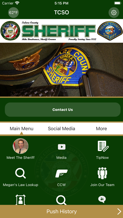 Tulare County Sheriff Screenshot