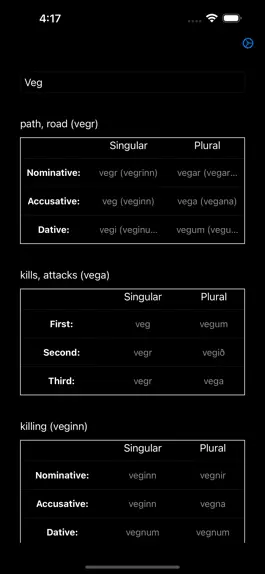 Game screenshot OldNorse Dictionary mod apk